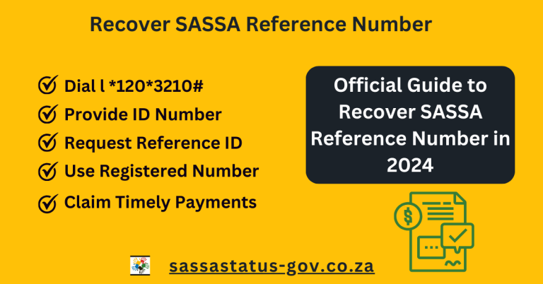How to retrieve Sassa Application ID