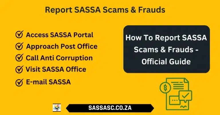 Important Tips To Avoid SASSA Scams & Frauds