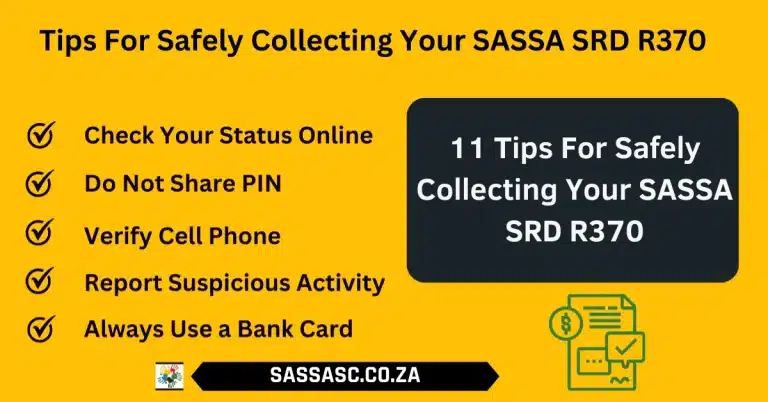 Tips For Safely Collecting SASSA SRD R370