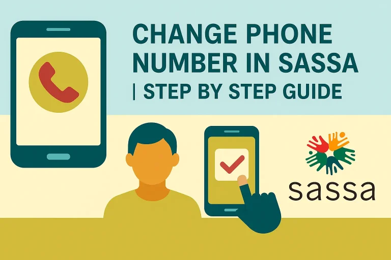 Change phone number in SASSA