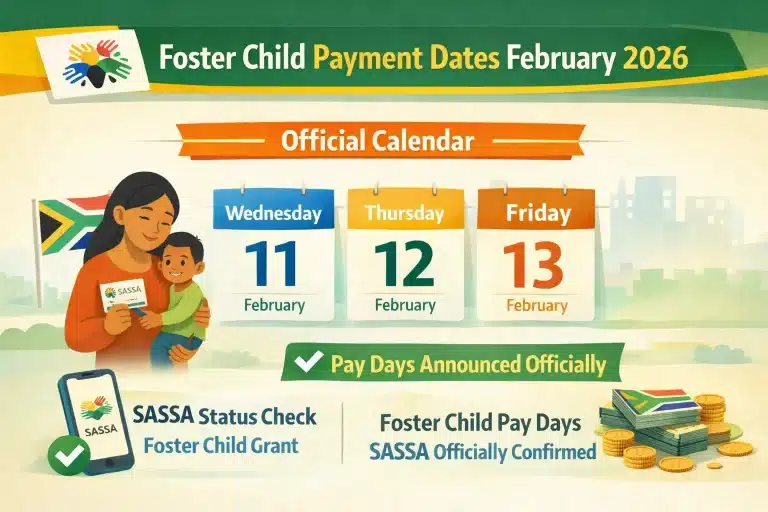Foster Child Payment Dates February 2026