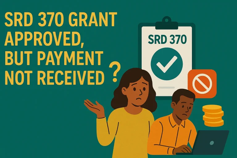 srd 370 Payment not received