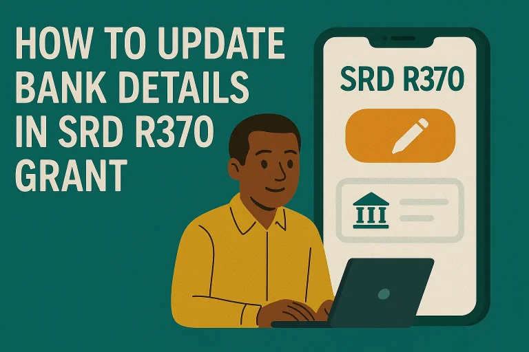 Update Bank details in SASSA